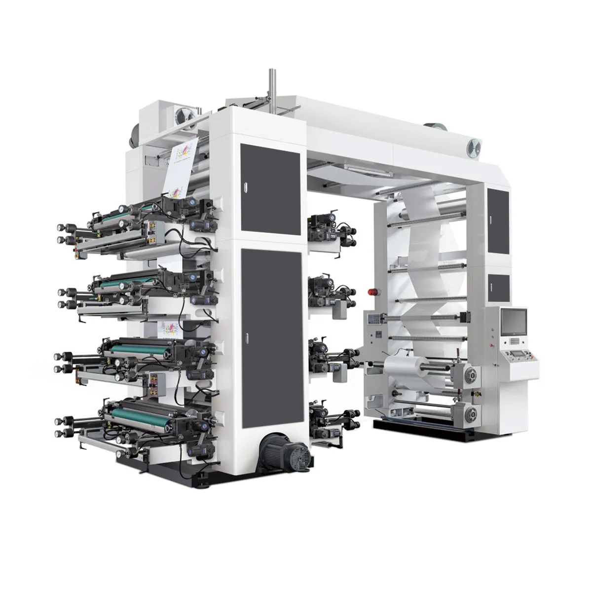 BDN — BDN series doctor blade flexographic printing machine